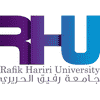 Rafik Hariri University logo